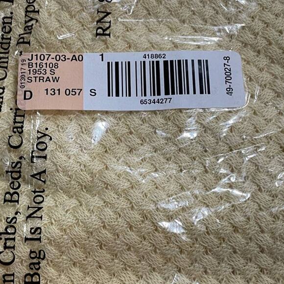 Blair Women's Size Small Crew Neck Long Sleeve Woven Pullover Knit Top Yellow - Picture 11 of 11